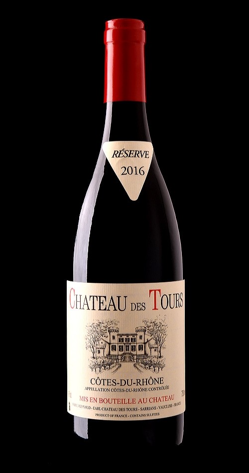 
                    Château des Tours Côtes du Rhône Réserve 2016                